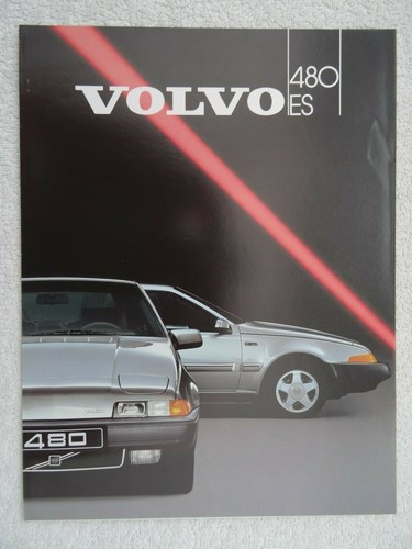 Volvo 480es brochure - 480es, c1987/8