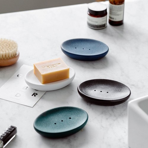 Ceramic soap dish bathroom - ceramic,