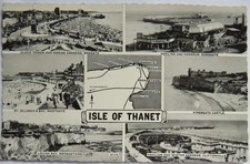 Vintage Postcard of Isle of Thanet, Kent Multiview Postcard
