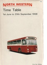 NORTH WESTERN BUS TIMETABLE