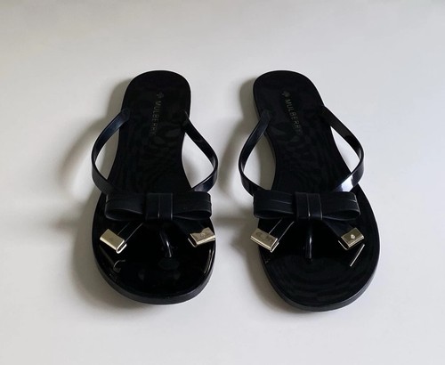 Mulberry jelly bow flip flop - flip,