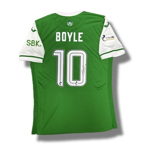 Signed boyle hibernian hibs - signed,