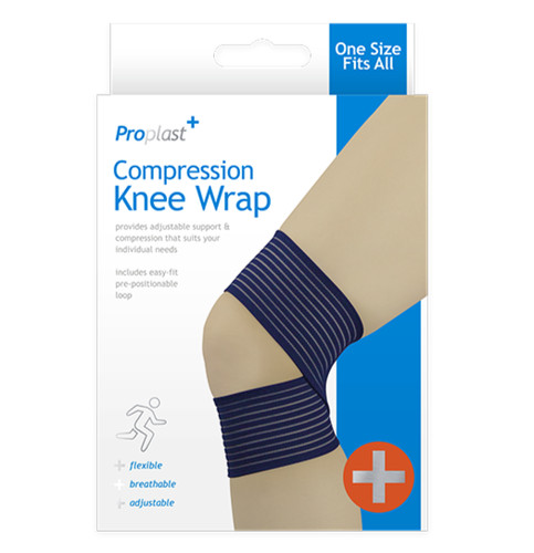 Knee compression wrap reusable - compression,