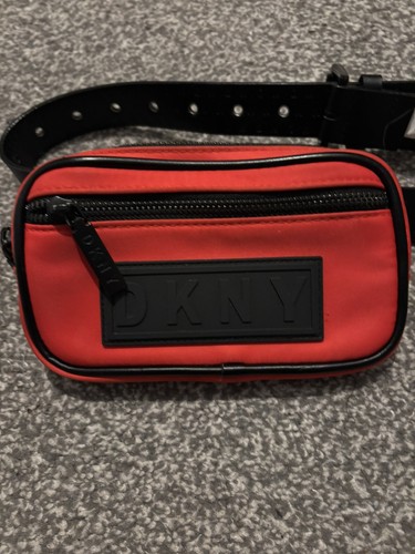 Dkny red bum bag - red, waist