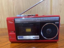 National RX-1835 Radio Cassette Player Red AC V100