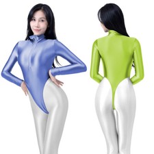 AMORESY Women Shiny Swimsuit