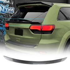 Rear Spoiler Lip Middle Wing For Jeep Grand Cherokee SRT 12-21 Carbon Look