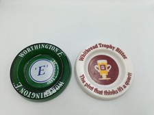 3 Vintage Brewery Related Ashtrays. Worthingtons, Tennants + 1 Other. See Photos