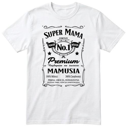 Koszulka dzień matki super - na,