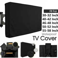 30-58" Dustproof Waterproof TV Cover Outdoor Patio Flat Television Protector NEW