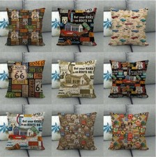 Mother Road Cotton Linen Throw