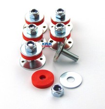 Kart Flush Floor Tray Fitting Kit Includes RED Rubber Washers New Kart Parts UK
