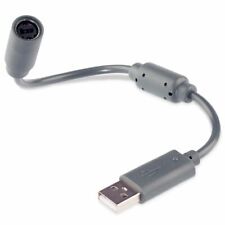 Microsoft Xbox 360 Slim Wired Game Controller USB Breakaway Cable Adapter Grey