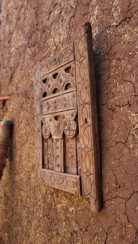 Antique handmade moroccan door - handmade,