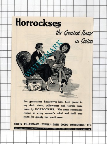 Horrockses advert 1950 - horrockses,
