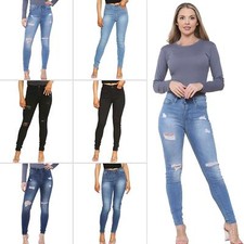 Enzo Womens Skinny Jeans