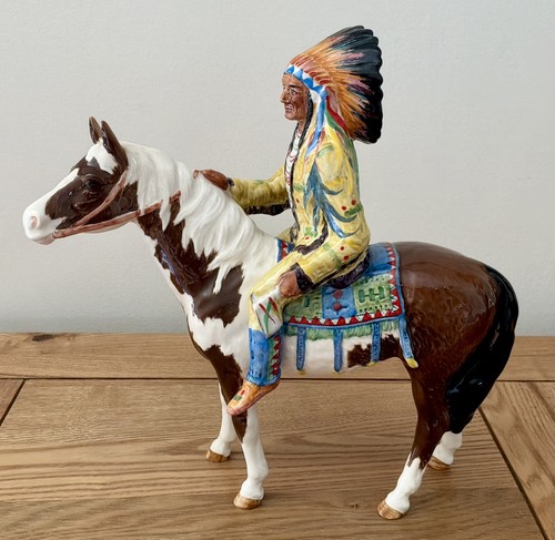 Superb beswick mounted indian - superb,