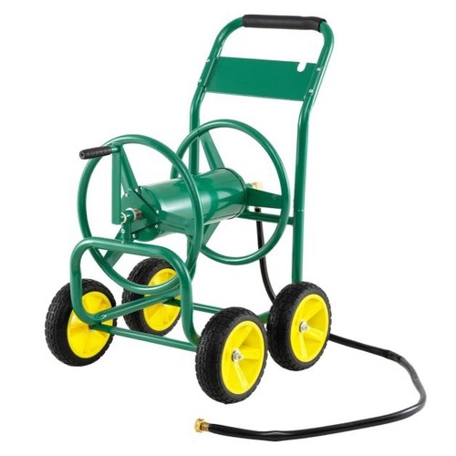 Garden hose reel cart wheels - reel,