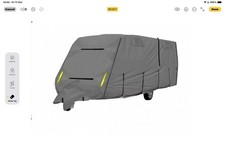 CoverPRO Caravan Cover Premium Breathable 4-Ply Full Green & Grey - ALL SIZES