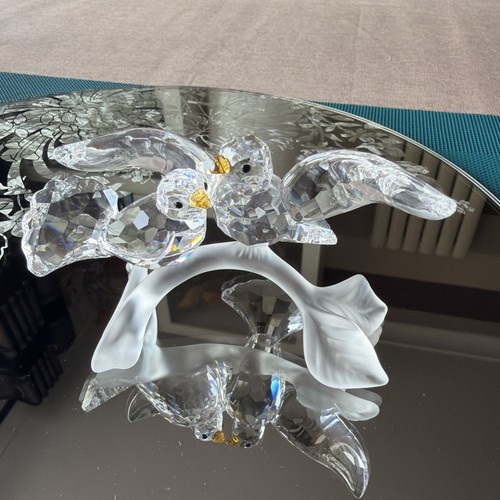 Swarovski crystal turtle doves - swarovski,