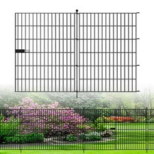 10x Metal Fence with Gate No