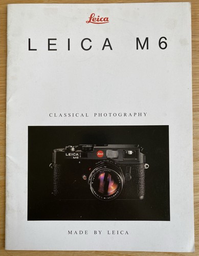Leica luxury rangefinder - m6,