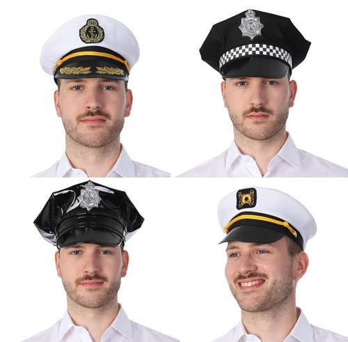 Police hat fancy dress sailor - hat,