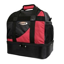 Henselite Bowls Bag  Red Black Professional Midi Crown Green Bowling