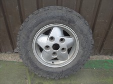 Land Rover alloy wheel, 235/70 R16 Tyre Discovery 1  / Defender Range Classic