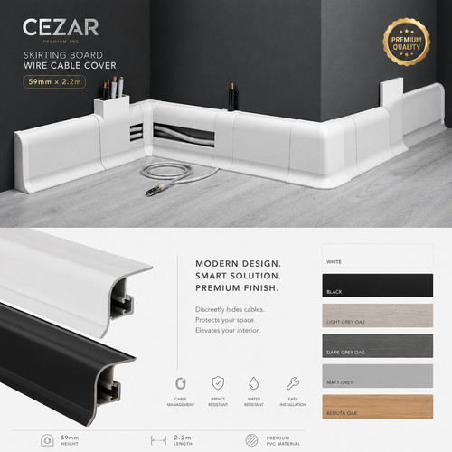 Premium pvc skirting board - premium,