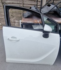Complete White Front Door N/S Passenger Side-Opel/Vauxhall Meriva B MK2 2010-17