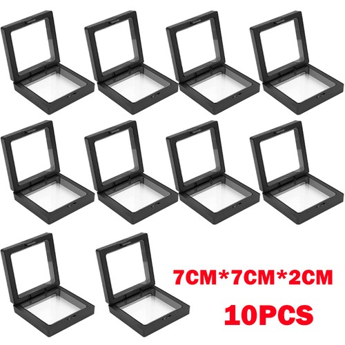 10pcs 7cm black - 3d, floating