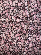 Vintage Liberty Print Tana Lawn Cotton Remnant 48” x 31” 