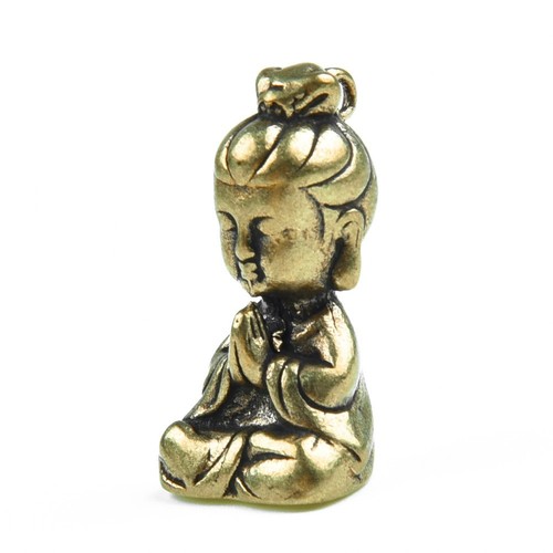 Brass buddha figurine - buddha,