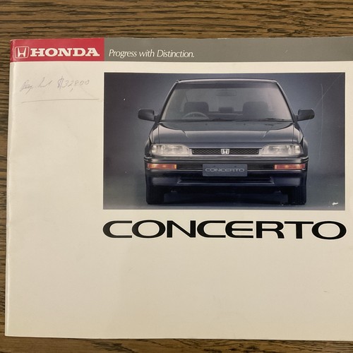 1989 honda concerto australia - 1989,