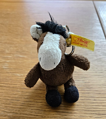Steiff brown plush - steiff, horse