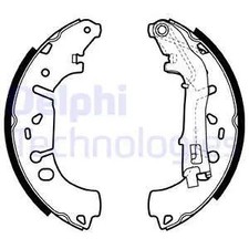REAR BRAKE SHOE SET FITS: OPEL