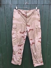 US 3 COLOUR DESERT BDU PATTERN TROUSERS - MEDIUM REGULAR 