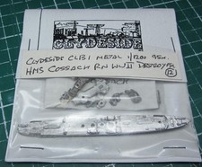 HMS Cossack RN WWII Destroyer by Clydeside, Scale 1/1200 1/1250 Ship Model