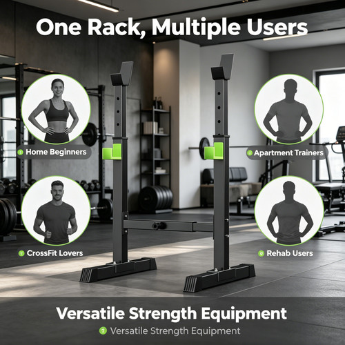 Heavy duty adjustable squat - duty,
