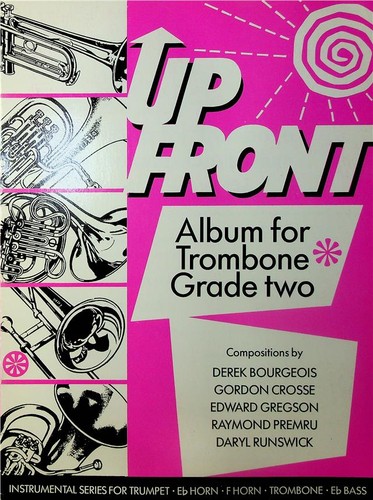Front album for trombone - up,