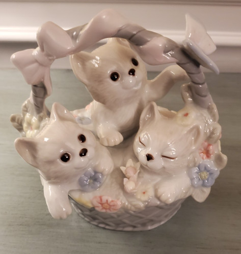 Three white kittens - three,