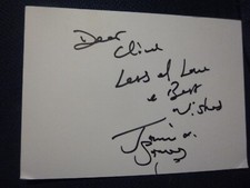 The Bad Boy Of Swing Michael Buble impersonator JAMIE SOMERS hand signed card