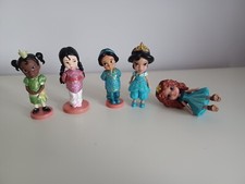 5 DISNEY PRINCESSES  3" Mini Dolls Figures