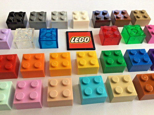 Lego 2x2 bricks - lego,