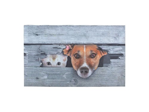 Printed doormat peek a boo - printed,