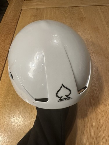 Pro tec white small - small, ski