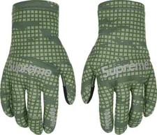 Supreme Gore-Tex Windstopper Gloves Olive Grid Camo FW21 Size - M/L - Brand New