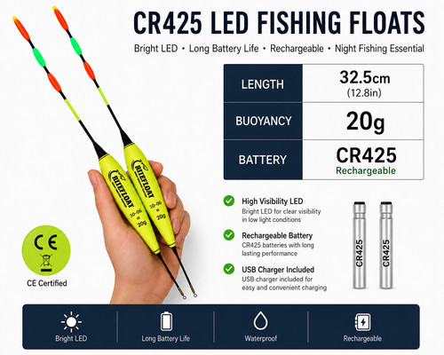 20g led fishing - 20g, float