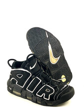 Nike Air More Uptempo Mens / Youth UK 6 EU 40 Black & White Mid Trainers Shoes